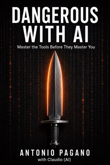 Dangerous With AI book cover by Antonio Pagano